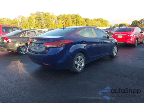 2013 Hyundai Elantra Gls из США, поврежденный, VIN 5NPDH4AE8DH442836